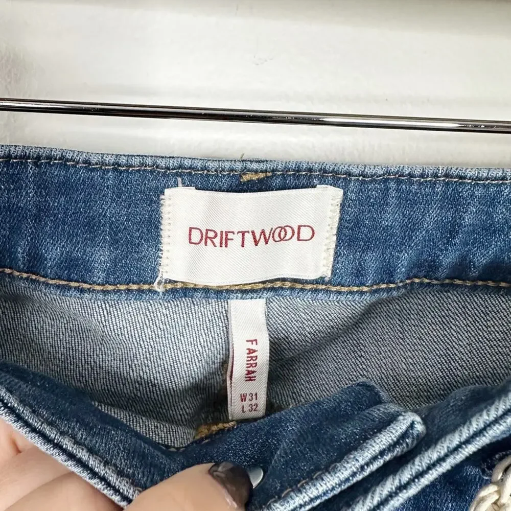 DRIFTWOOD Farrah Flare High Rise Jeans Size 12/31